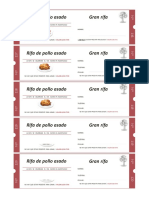 Rifa de Pollo Participacion Estudiantil