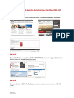 Guía para Alta de Cuentas Beneficiarias