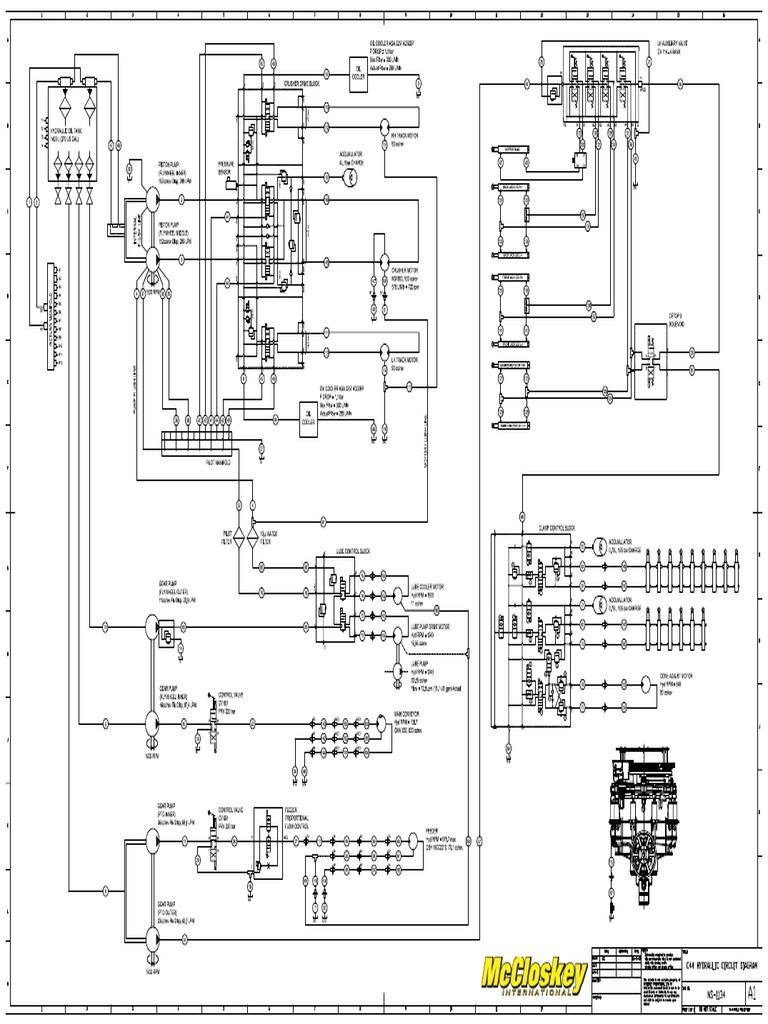 Part 9 C44 Hydraulic diagram | PDF