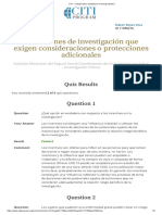 Poblaciones de Investigación Que Exigen Consideraciones o Protecciones Adicionales