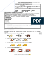 Evaluación Lenguaje Agosto