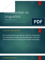 Introduction To Linguistics Lesson 00 Introduction and Course Overview