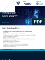 Principles of Cyber Security: Cybertaipan - Csiro.au