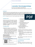 Congenital Brain Anomalies Neuroimaging Findings