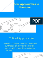 Module 2. Lesson 1. Critical Approaches To Literature