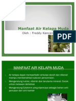 Manfaat Air Kelapa Muda