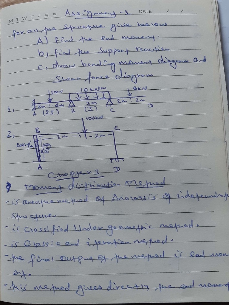 Theory of Structure Chapter 3 | PDF