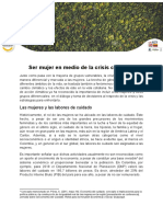 Ser Mujer en Medio de La Crisis Climática