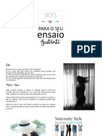 Ensaio gestante: dicas para se sentir à vontade e bela