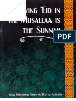 Praying Eid in the Musallaa is the Sunnah