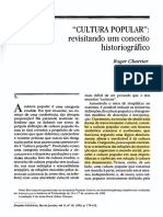 CHARTIER Roger Cultura Popular Revisitando Um Conceito Históriográfico