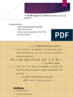 Contemporary Challenges To Islam: Prepared By: Prof. Arshad Iqbal Chuder