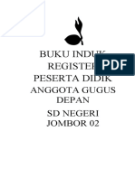 BK Register Anggota Gudep