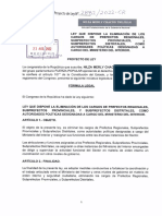 Proyecto de Ley 2882/2022-CR