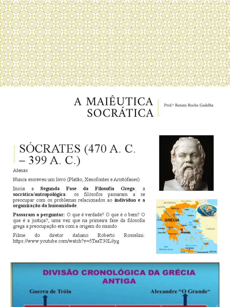 A Maiêutica de Sócrates: Método e Sabedoria | PDF | Sócrates