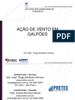 Ação de Vento em Galpões