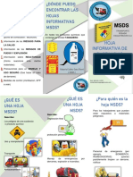 Triptico - Hojas de Seguridad