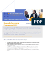 Graduate Internship Programme 2022: Reference Number: Graduates