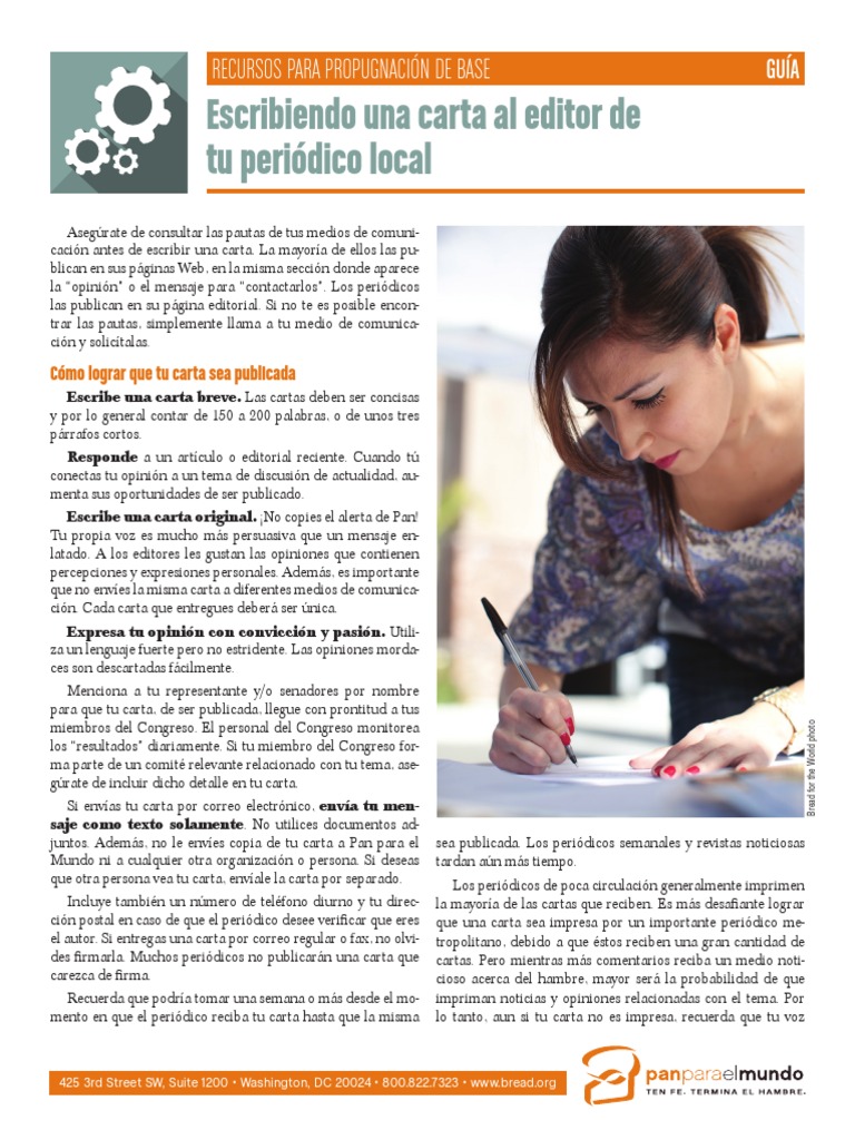 Gar How To Letter Editor Spanish | PDF | Periódicos