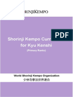 Shorinji Kempo Curriculum For Kyu Kenshi April 2022