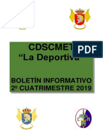 Boletin Informativo 2º 2019 La Deportiva