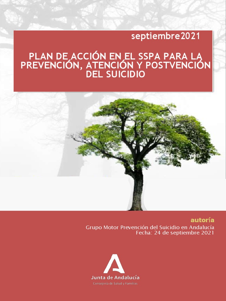 Plan de Acción para la Prevención del Suicidio | PDF | Suicidio | Salud ...