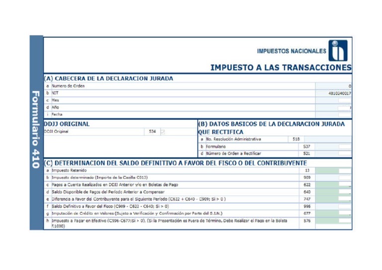 Formulario 420 v2 | PDF