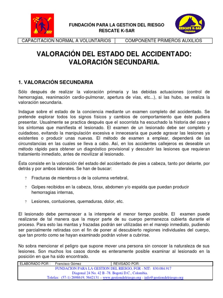 valoraci-n-secundaria-en-primeros-auxilios-pdf-primeros-auxilios