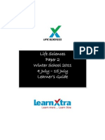 Life Sciences Paper 2 Learner Guide July 2011