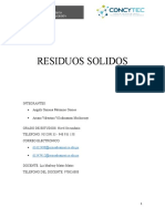 Gestión residuos sólidos Perú