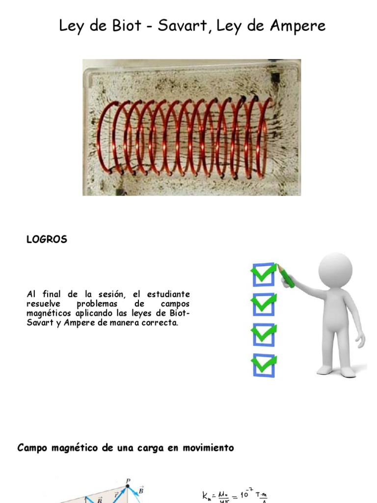 Aplicaciones de Leyes de Ampere y Biot-Savart | PDF | Campo magnético ...