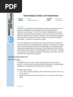 Intermediate Docker and Kubernetes