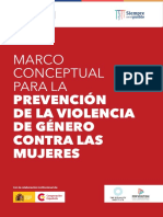 Marco Conceptual para La Prevencion de La Violencia de Genero Contra Las Mujeres