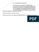 Livro (PDF) - Currículo, Território em Disputa