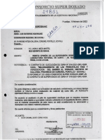 CARTA N° 028-021-2022-SUPER DORADO - EVAL CORTE ESPINAR GOREU