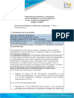 Guia de Actividades y Rúbrica de Evaluación - Unidad 1 - Tarea 1 - Reconocimiento