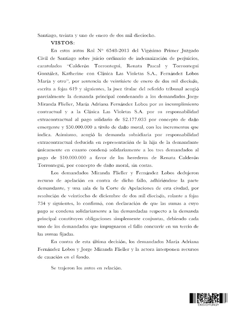 Responsabilidad de La Clínica Por El Hecho Del Medico | PDF