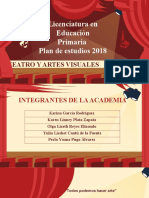 Presentacion Del Curso Teatro y Artes 7°