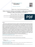 Study of Natural Ventilation and Daylight in A Multi-Storey Residential Building To Address The Problems of COVID-19