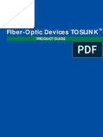 Fiber-Optic Devices TOSLINK: Product Guide