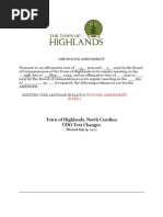 Highlands STR Proposals