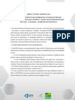 Edital retifica processo seletivo de cursos de capacitação na EFG de Aparecida de Goiânia