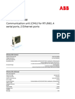 560CMU05 R0002: Communication Unit (CMU) For RTU560, 4 Serial Ports, 2 Ethernet Ports