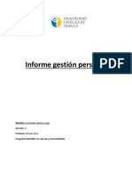 Informe Gestion Personal