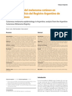 Epidemiologia Del Melanoma