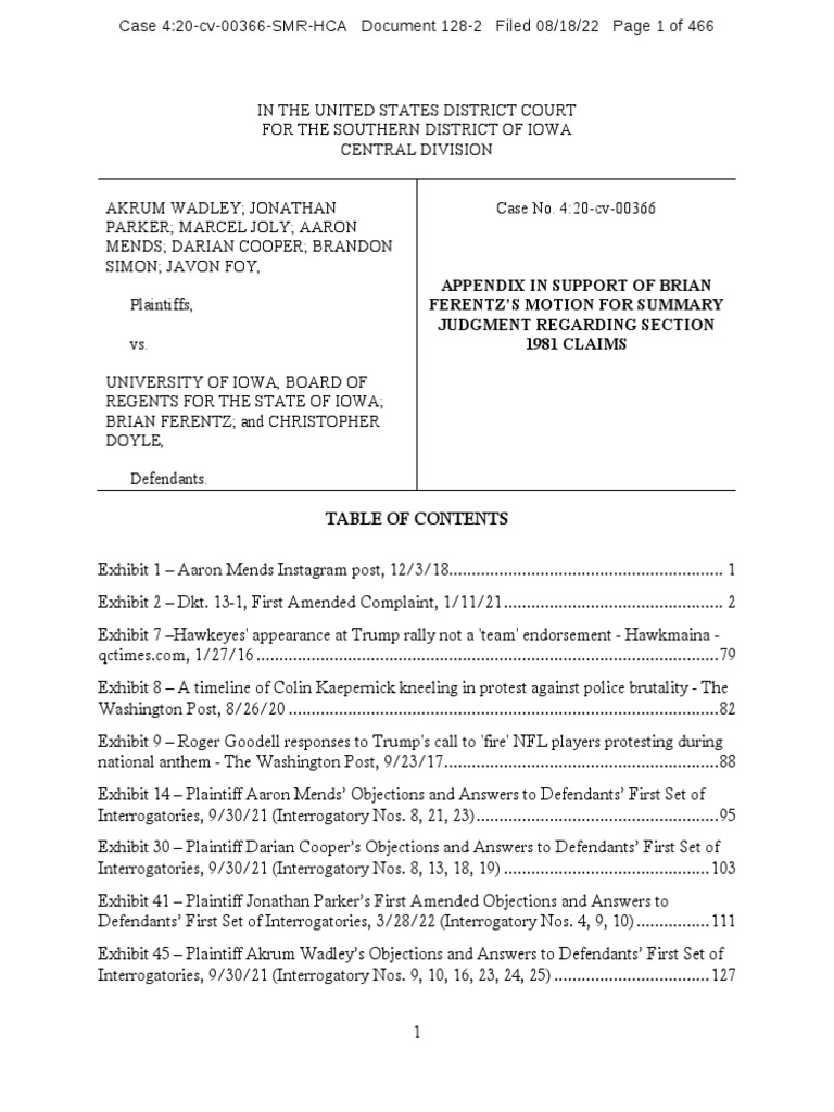 Depositions and Appendix PDF Deposition (Law) Discrimination