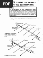 Antenna Specialist VHF Yagi 3 5el User