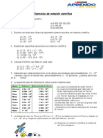 3 y 4 ejercicios notacion cientifica