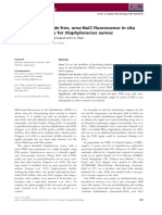 Dimethyl Formamide-Free, Urea-Nacl Fluorescence in Situ Hybridization Assay For Staphylococcus Aureus