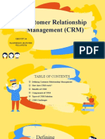 Customer Relationship Management (CRM) : Group 14